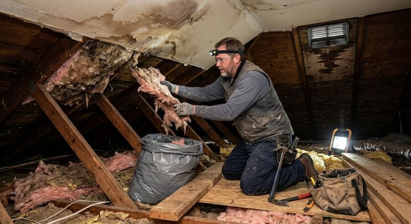 Attic Water Damage Repair in Littleton, CO