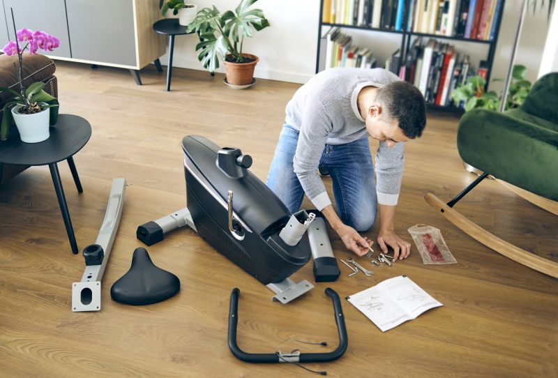 Professional Stationary Bike Setup